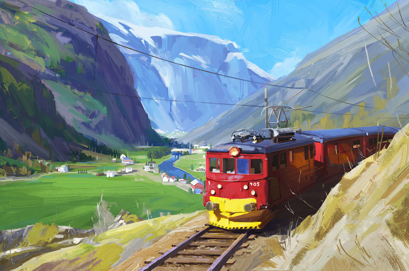Illustration for article titled The Alpine Express